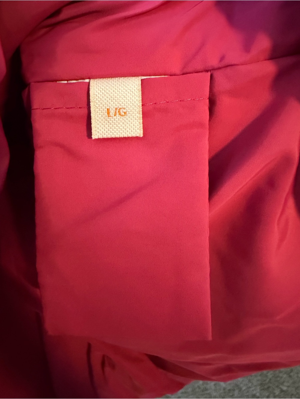 Tory Burch Fuchsia Quilted Vest with Gold Accents - Picture 7 of 7